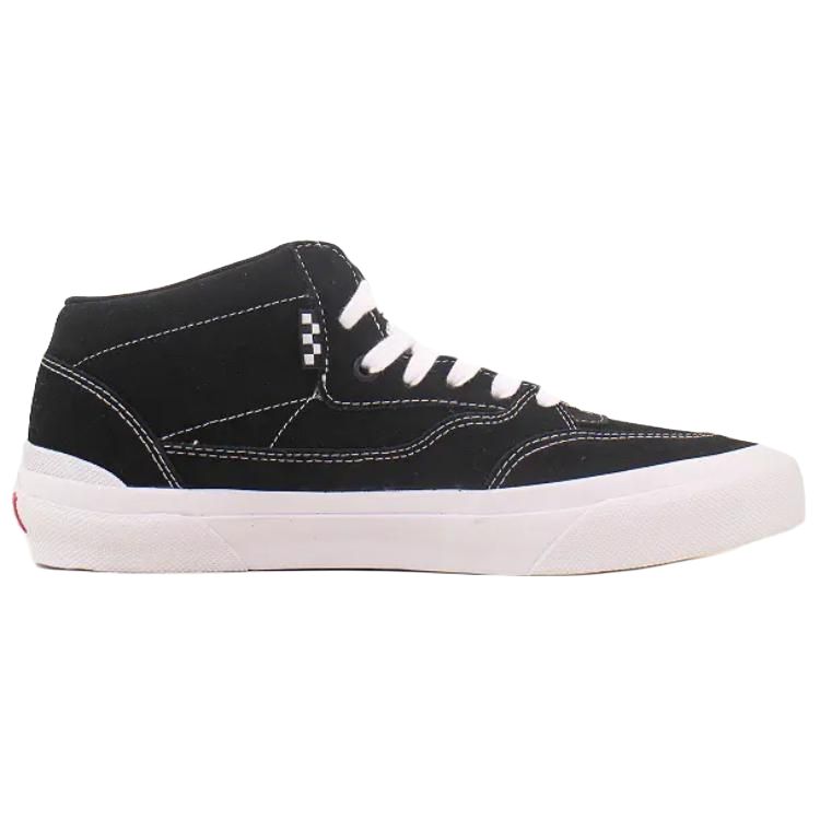 Palace Skateboards X Vans Half Cab 9 Versatile Comfortable Mid-Top Skate Shoes Unisex Skate Shoes Black VN0007QMBLA1