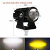 For Auxiliary Spotlight Lamp Moto Fog Light Accessories Motorcycle Mini Driving Light Headlight Universal Dual Color ATV Scooter
