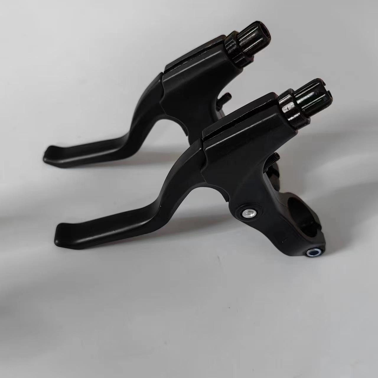 1 Pair of Aluminum Alloy Bicycle Brake Levers  Ultra-Lightweight  Suitable for 22.2mm Handlebar Bicycles  Universal Brake Lever чёрный