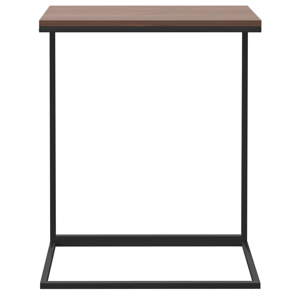  Side Table, Black, 55x35x66 Cm, Wood-based Material
