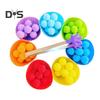78Pcs/Set Kids Color Sorting Toy with 7 Bowls 70 Pompoms Clip Preschool Learning Ball Counting Matching Game Toddlers Boys Girls Educational Color