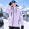 Outdoor Ski Jacket for Men and Women Snowboard Coat Breathable Warm Insulation Sport Skiing Jackets Unisex Windproof Waterproof Snow Jackets with Hood