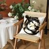 Cool FFourth Wing Dragon Cushion Cover Silky Short Plush Invisible Zipper Dustproof Sofa Pillow Case for Home Decor