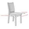 1/2/4/6Pcs Nordic Style Jacquard Dining Seat Cushion Cover Elastic Upholstered Seat Cover Furniture Protector For Kitchen El