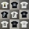 Cross-border American High Street Alcatraz Series Letter Pattern Printing Casual Loose Short-sleeved T-shirt Top Men's and Women's Tide