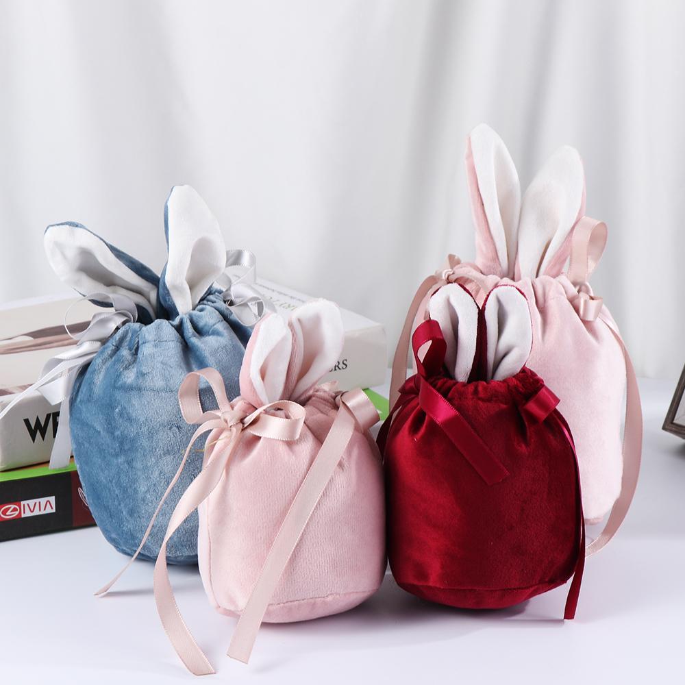 Kaninöron Påskkaninöron Godispåsar Påskkanin Presentförpackningspåsar Bröllopsmaterial