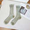 Women's Summer Silk Mid-Calf Socks - Fresh Japanese Style, Lightweight, Breathable, Sweet, Cute, Solid Colors, Spandex