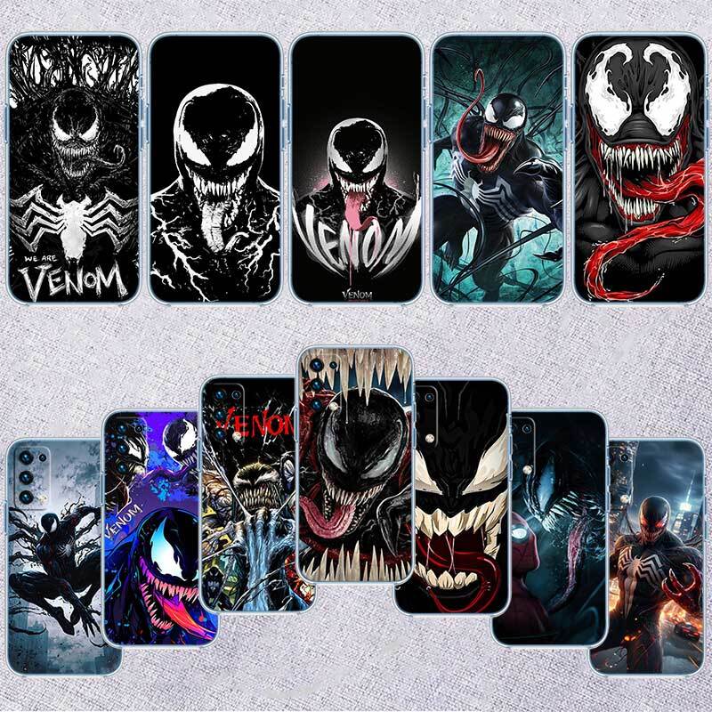 Venom Phone Case for Motorola Edge 20 30 S30 40 50 Fusion Lite Plus Pro Ultra Neo One Action Zoom Hyper Power Macro Vision