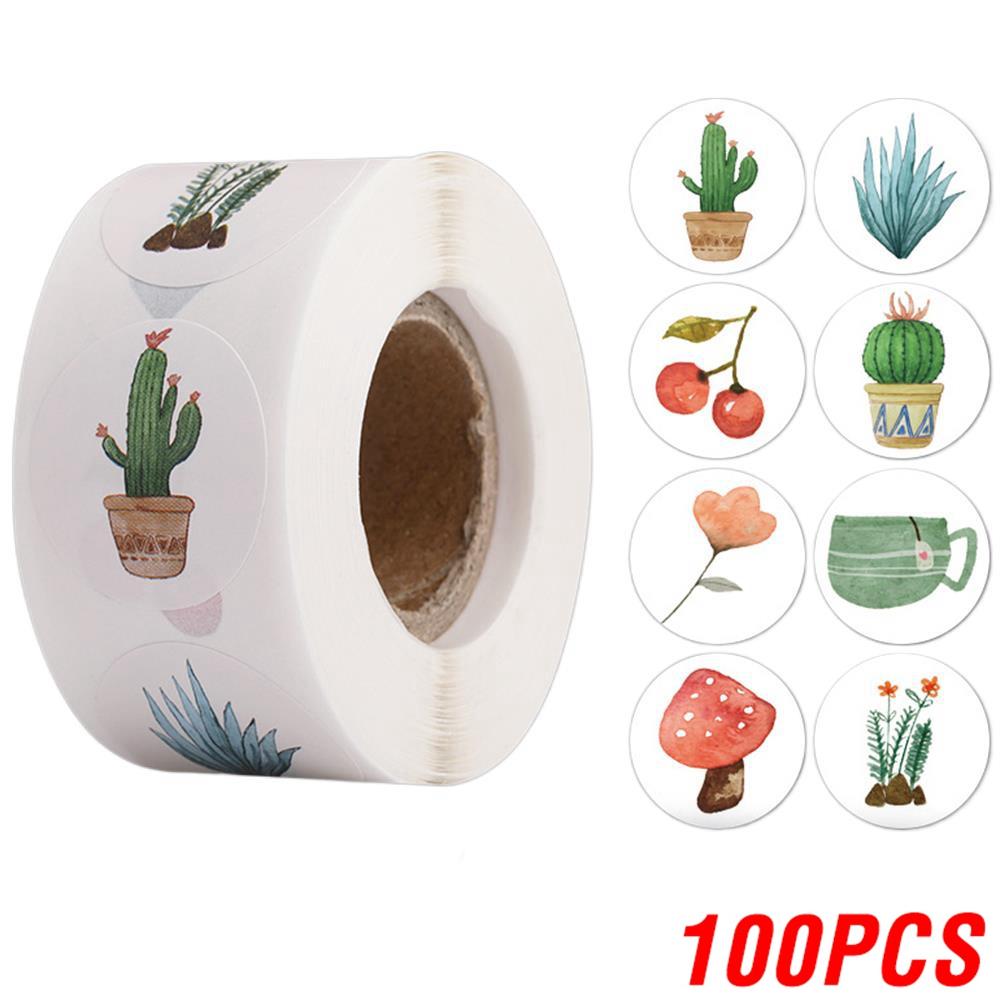 100-500pcs Cartoon Reward Sticker Children Encouragement Sealing Labels Kids Gifts Decorative Teacher Supplies Animal Sticker