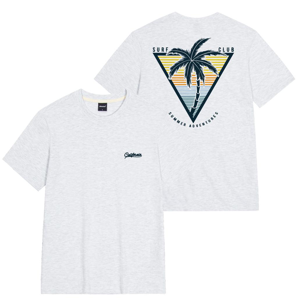OKSTAR California Palm Tree Short Sleeve Tee