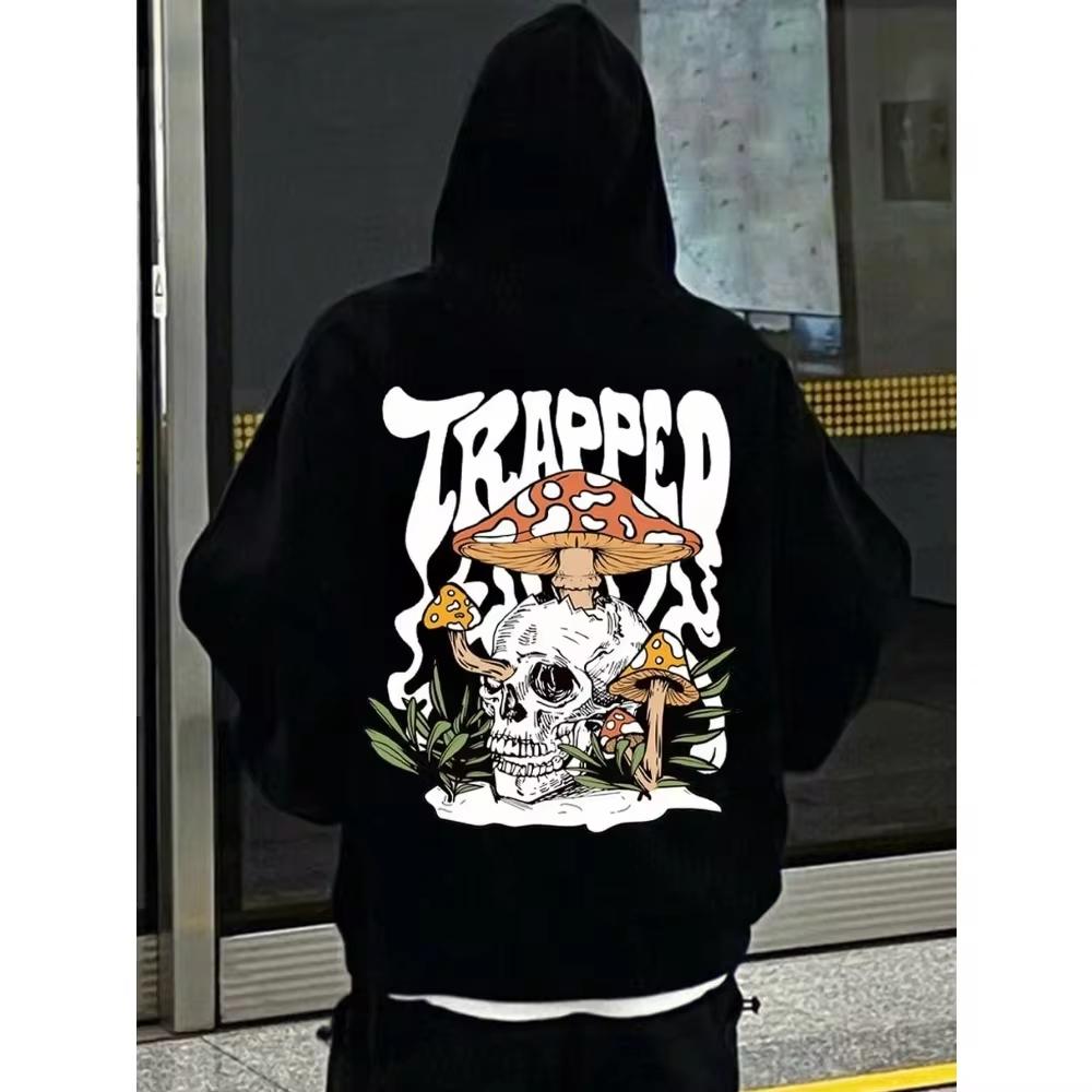 High Quality Liberal Sports Blue Butterfly Brand Brand Printed Hoodie Men's Hoodie Men's Goth High Street Hiphop Free Hoodie