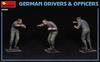MiniArt Scale German Soldier Driver Officer Set Plastic Model Kit MA35345 1/35 & (4 Figures)