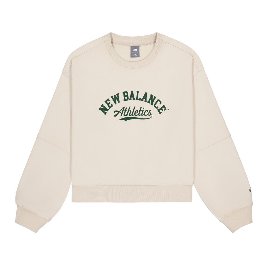 New Balance Sweatshirt Women s Khaki NCE43112-LBE M