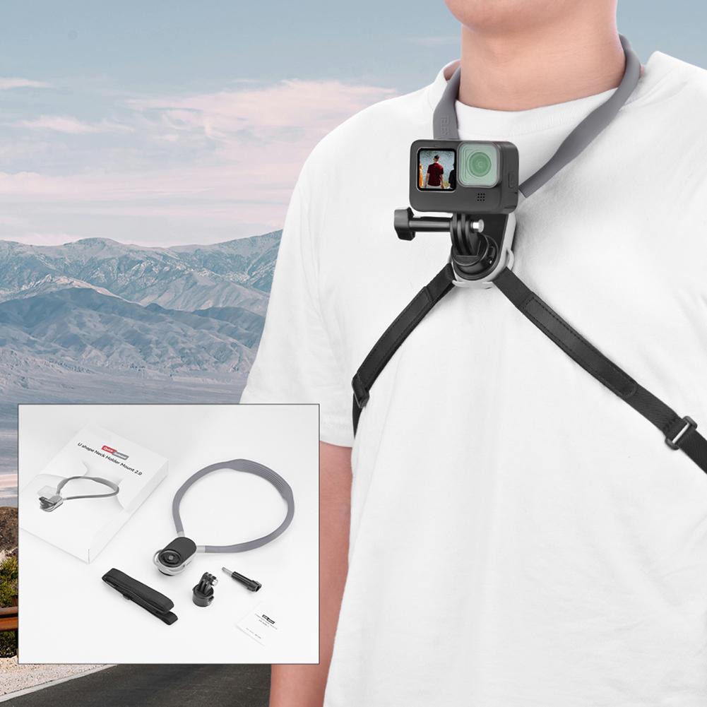 Nackenhalterung Freihändige Halskettenhalterung Kamera Brusthalterung Video-Vlog-Halskettenband für DJI OSMO Pocket 3 Action-Kamera
