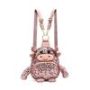 Women's Sequin Double Shoulder Backpack - Cute, Fashionable, Multi-purpose Cartoon Chest Bag