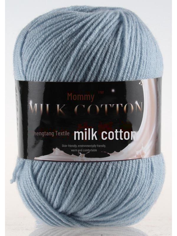 3pramenná příze z mléčné bavlny: Středně jemná vlna na háčkování a pletení - ideální na boty, panenky, deky, dětské svetry a svetry pro miminka