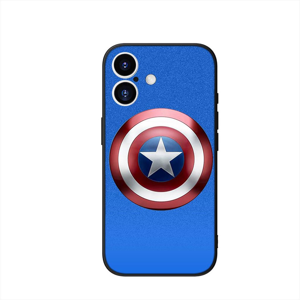 Para Samsung Galaxy A07 A13 A12 A14 A23 A50 A51 A52 A53 A70 A71 A72 Note 20 9 8 10 Funda Marvel Escudo del Capitán América Superhéroe