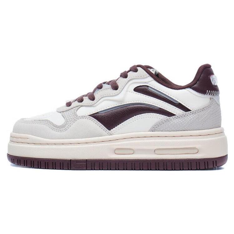 

Li Ning FUTURE C1 Slip Resistant Cushioning Mid top Casual Shoes Women s AGCT244-1 37