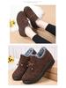 Women's Thickened Lined Winter Shoes: Non-Slip, Soft Sole Cotton Boots for Middle-Aged and Elderly