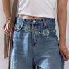 Lightweight Metal Chain Belt with Stone Accent Handcraft Bohemian Accessory Waist Cincher Band for Beach Parties