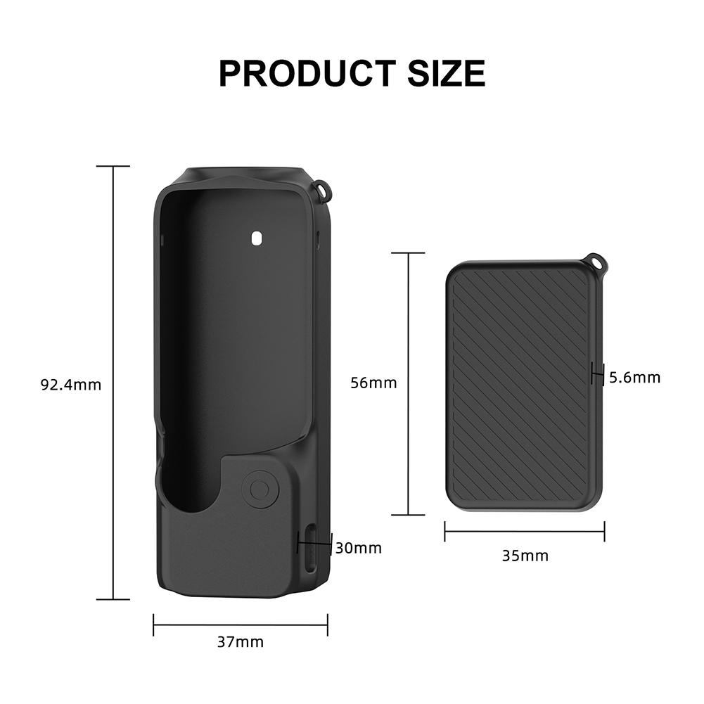 Pro DJI Osmo Pocket 4 Ochranné pouzdro Kryt těla Kryt obrazovky Proti pádu Silikonový Speciální ochranný kryt
