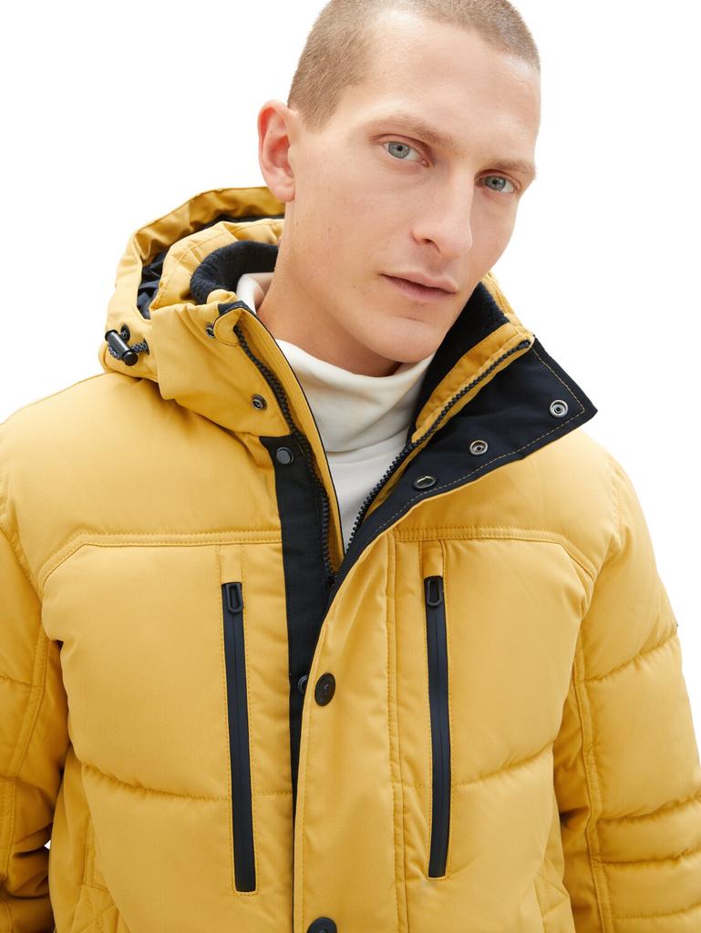 Winter Jacket Tom Tailor Down Jacket with Detachable Hood (1037346) Golden Autumn
