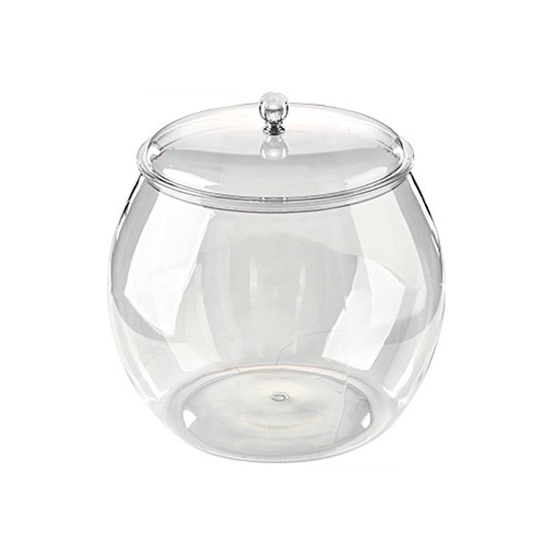 Large Transparent Food Grade Plastic Jar for Tea, Chinese Medicine, Dried Tangerine Peel, Candy, Biscuits, and Snacks Storage