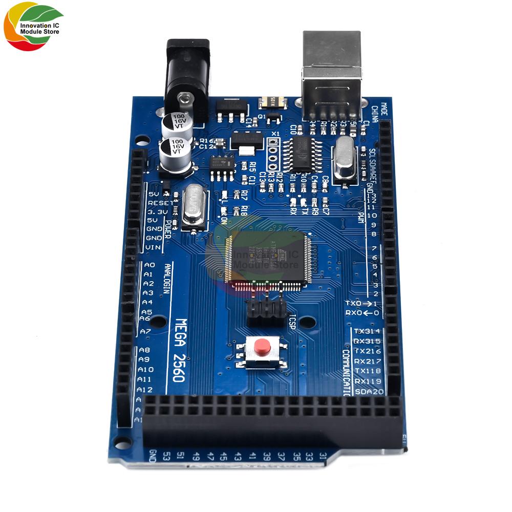 Mega2560 R3 Serie quadratischer Anschluss MEGA2560 R3 CH340G Motherboard ohne Verkabelung