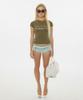 SCULPTOR Archive Pigment Baby Tee Dusty Brown
