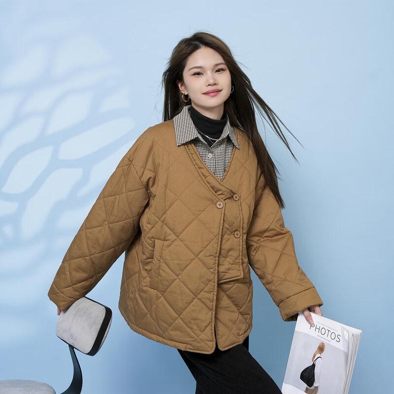 

Women s Casual Long-Sleeved Cotton Jacket One Size