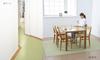 Sanko in Sanko Kitchen Kitchen 60 x 120 Just Place and [Made Japan, Water-repellent, Deodorizing, Washable] Mat, Non-Slip Mat, Long, cm, Green, Stick,