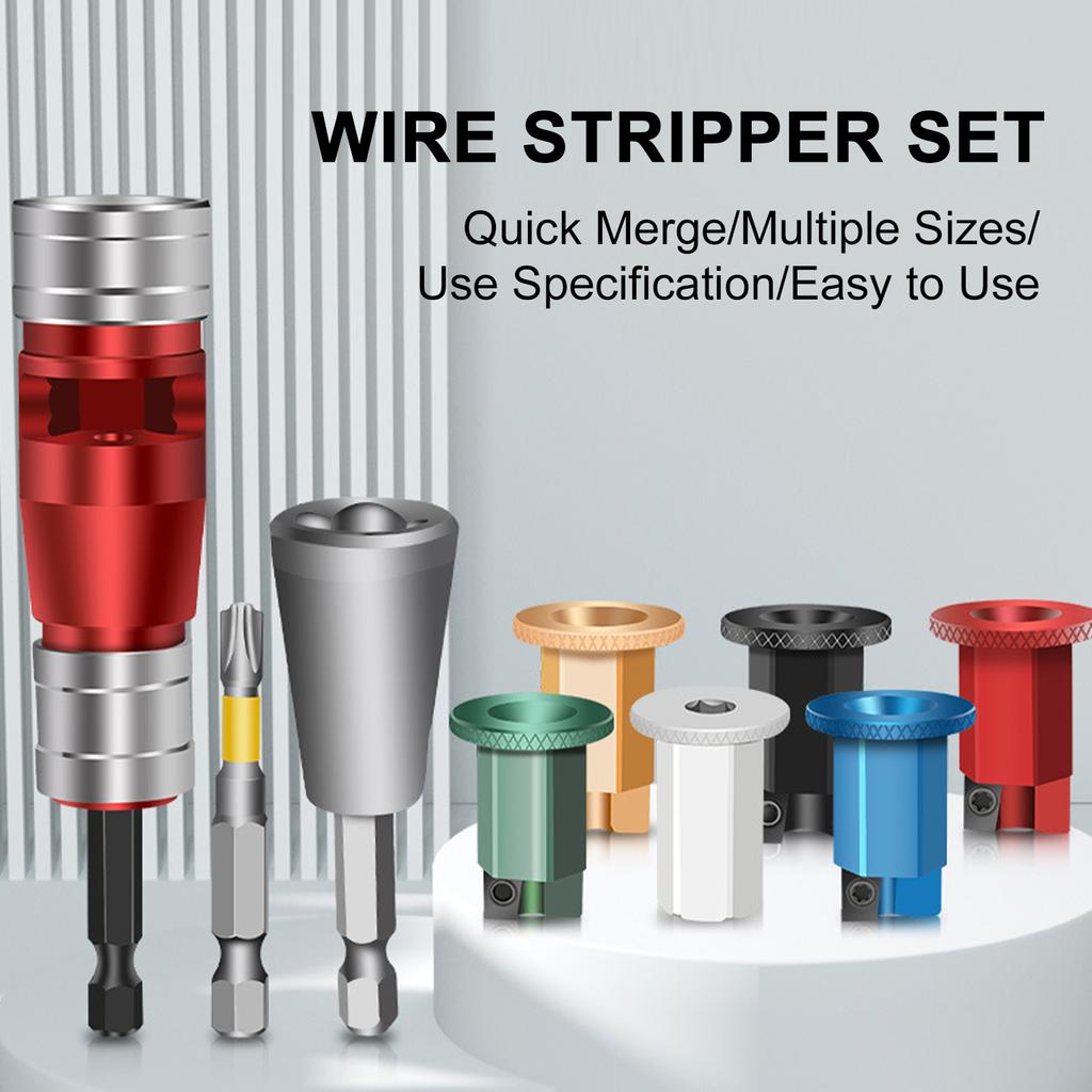 Electric Wire Stripper Fast Stripping Wire Tool Electric Wire Peeling Machine for Power Drill