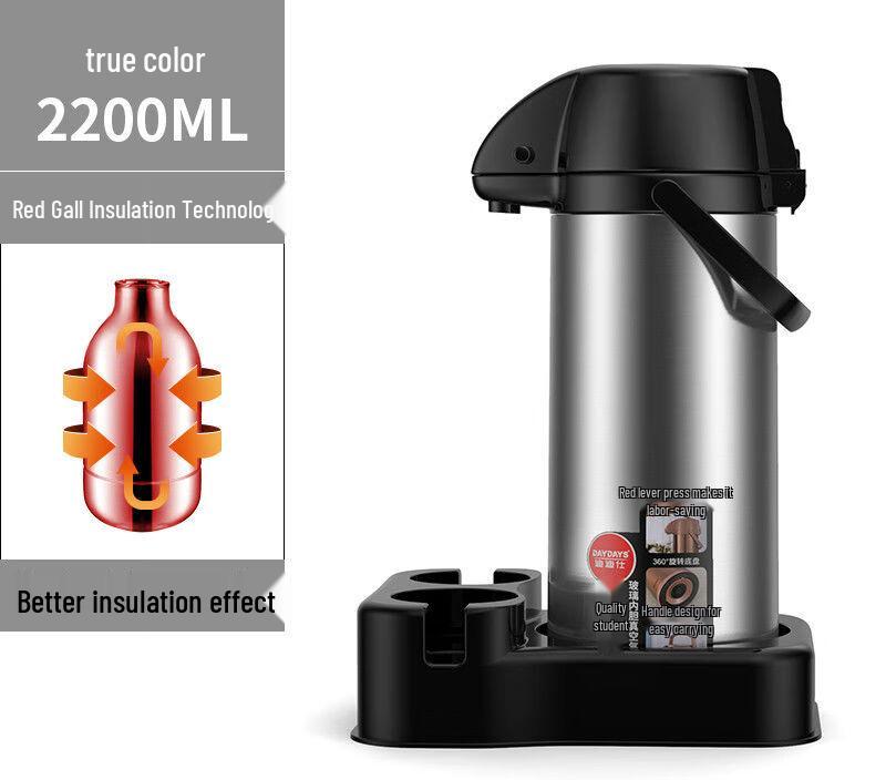 Naijiang Bamboo Press-Type Thermos