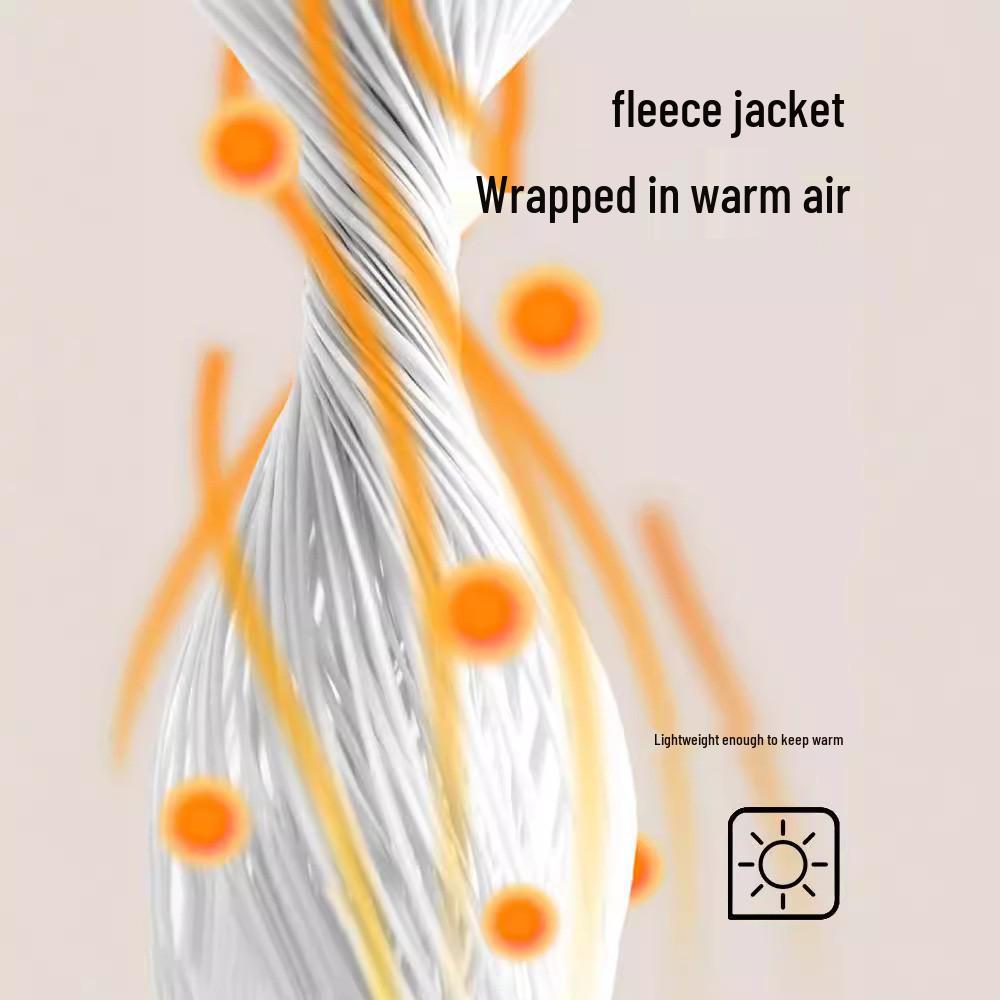 Unisex Windproof Fleece Pullover Jacket: Thick, Warm, and Insulated for Autumn and Winter Sports