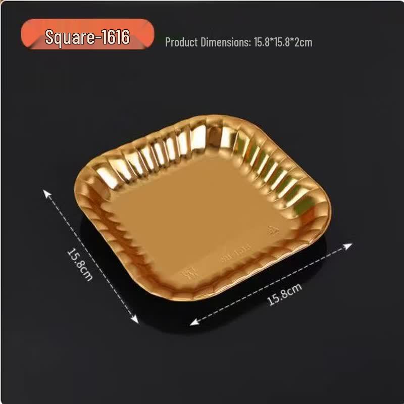 Disposable Golden Plastic Fresh Meat Trays