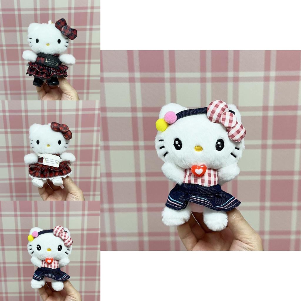 Plush Toy With Denim Pattern And Cartoon Design For Kids Gift