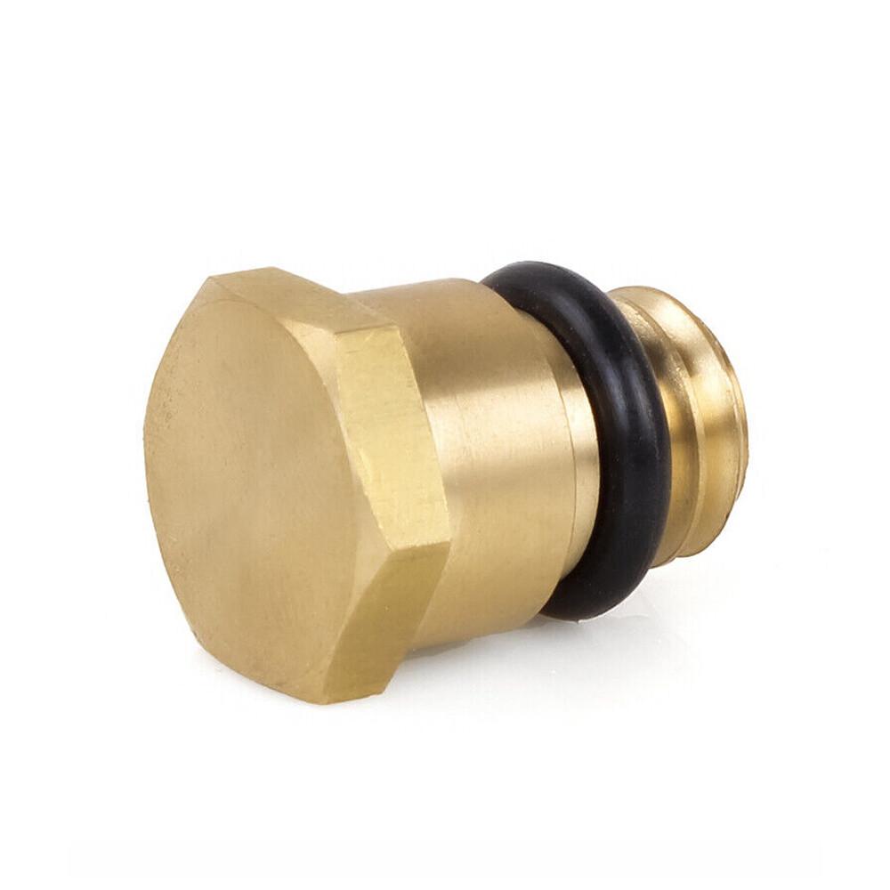 6.0L Powerstroke Diesel HFCM Water In Fuel Drain Plug Brass for 2003-2007 Ford