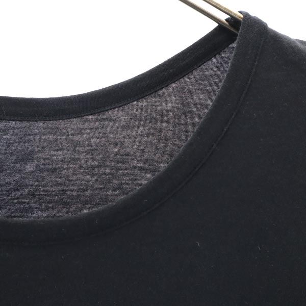 Y's Made In Japan Short Sleeve Design Cut 2 Black Series Women Used