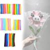 Plush Colored Twisting Rod Diy Simulation Strips Folding Rod Flowers Kid Toy