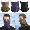 Elasticated Hanging Ear Riding Balaclava Cool Face Scarf Outdoor Cycling Breathable Lce Silk Bandana Face Balaclava Scarf