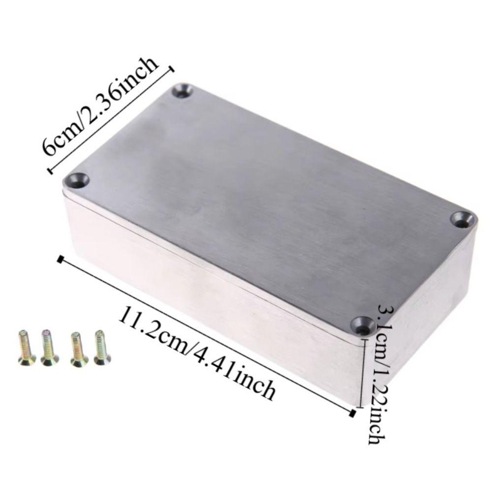 Aluminum Aluminum Stomp Box with Screws Guitar Effect Cases  Musical Instrument