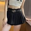 Minimalist Belt Stylish For Young Adults Versatile Black Star Cross Design Perfect For Jeans