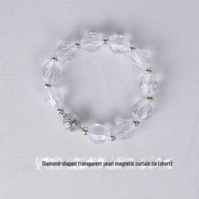 Pearl Magnetic Curtain Tieback - Light Luxury European Style