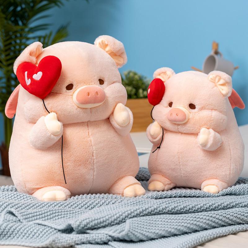 Cute Cute Love Angel Pig Doll Plush Toy Piggy Doll Children Soothing Pillow Rag Doll