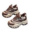 2024 Sneakers Women Casual White Shoes 8CM Fashion Height Increasing Thick Bottom Spring Platform Leather Woman Chunky Sneakers