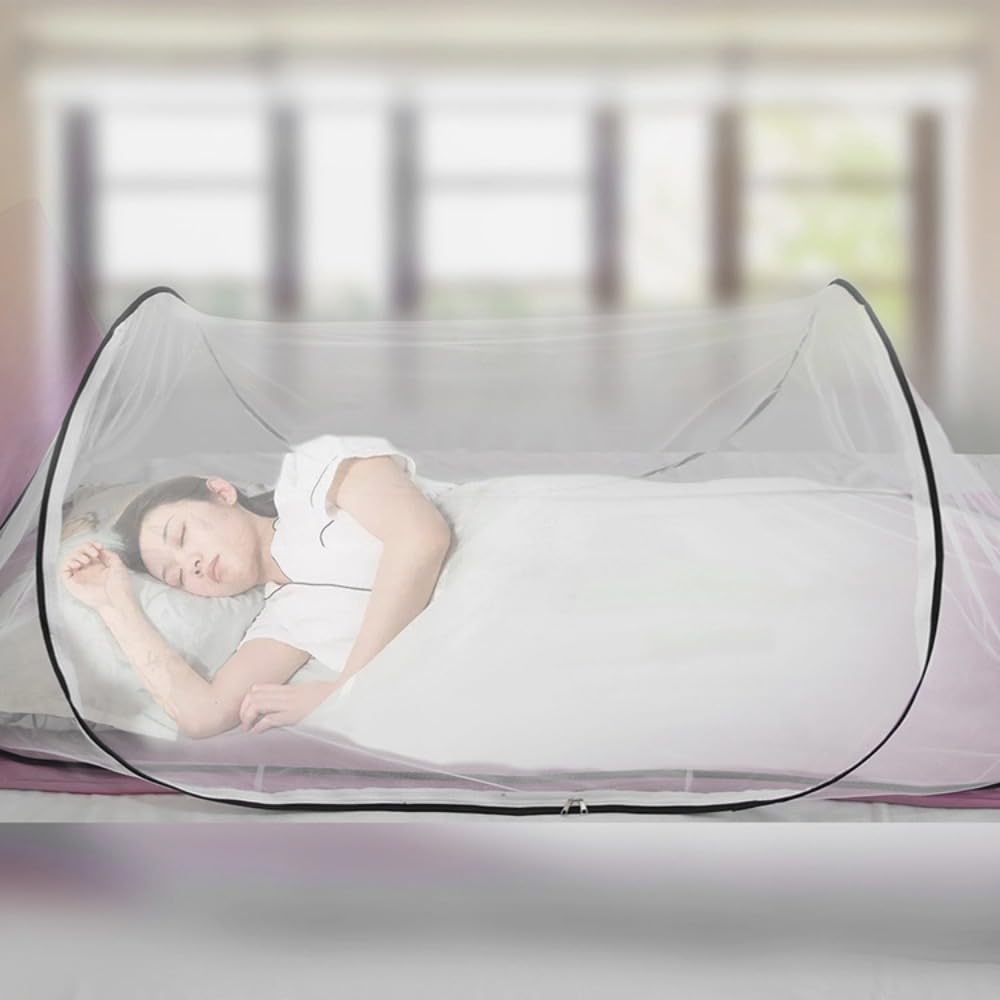 Itisyou Folding Mosquito Net, Pop-up Mosquito Net for Crib, Baby Mosquito Net, Folding Mosquito Net for Single Bed, Mosquito Net for One Person