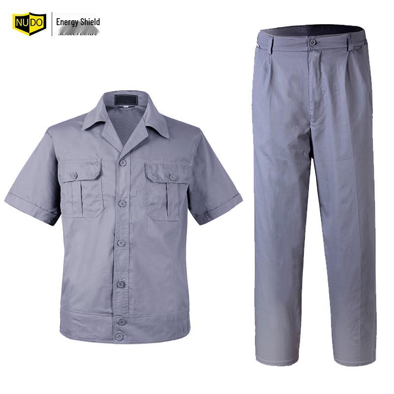 Nengdun Men s Summer Cotton Workwear Set L