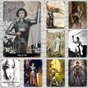 St Joan of Arc Vintage Metal Tin Signs Posters Decor Retro Metal Plaque Wall Art Decor for Garage Bar