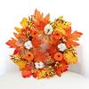 2026 Autumn Halloween Berry Pumpkin Wreath, Home & Door Decoration Vine Ring for Thanksgiving