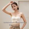 Tangge Ultra-Thin Seamless Strapless Mulberry Silk Bandeau Bra – Non-Slip Invisible Summer Wear